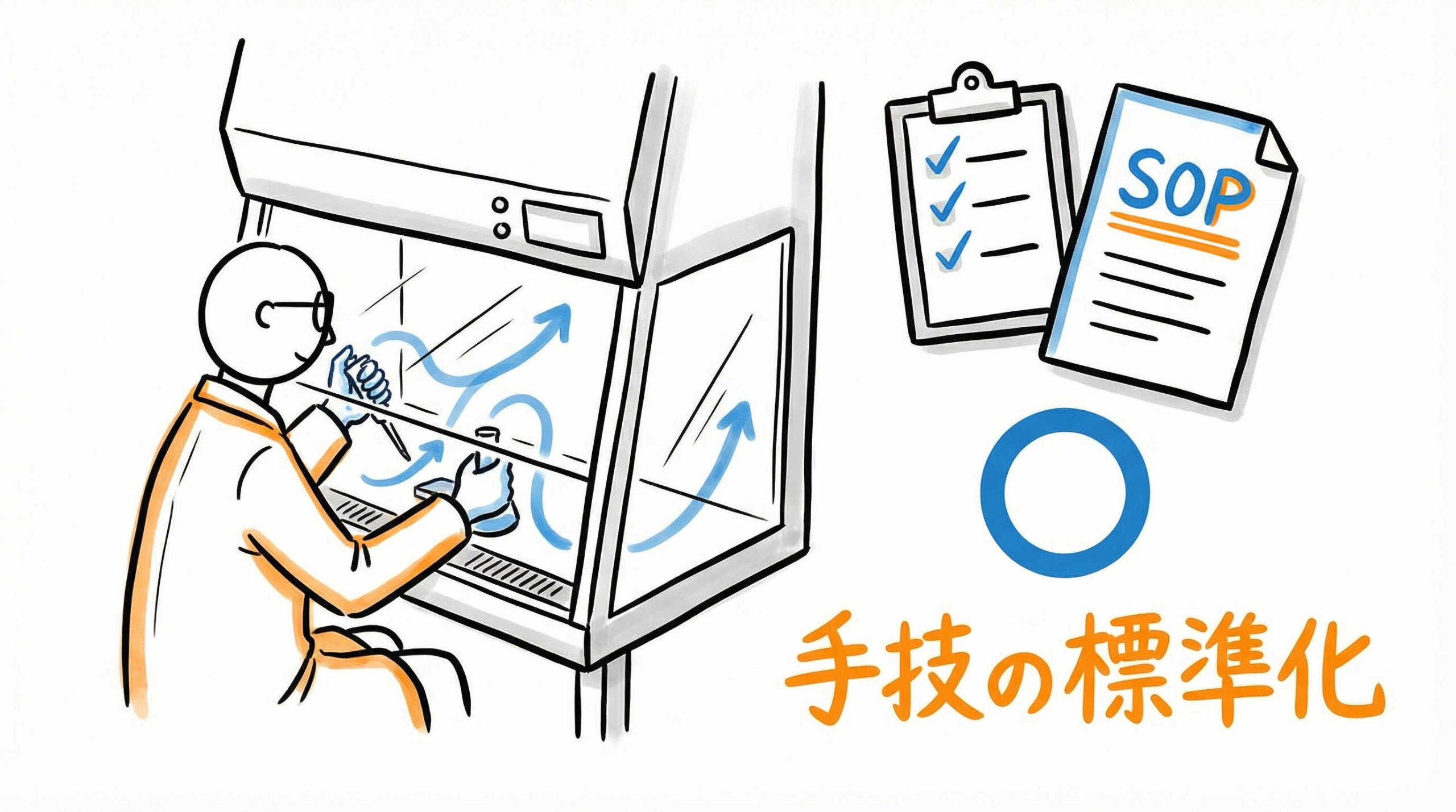 【無菌操作】人為的汚染を防ぐ手技の標準化（SOP）