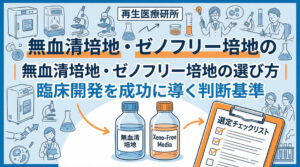 無血清培地・ゼノフリー培地の選び方|臨床開発を成功に導く判断基準