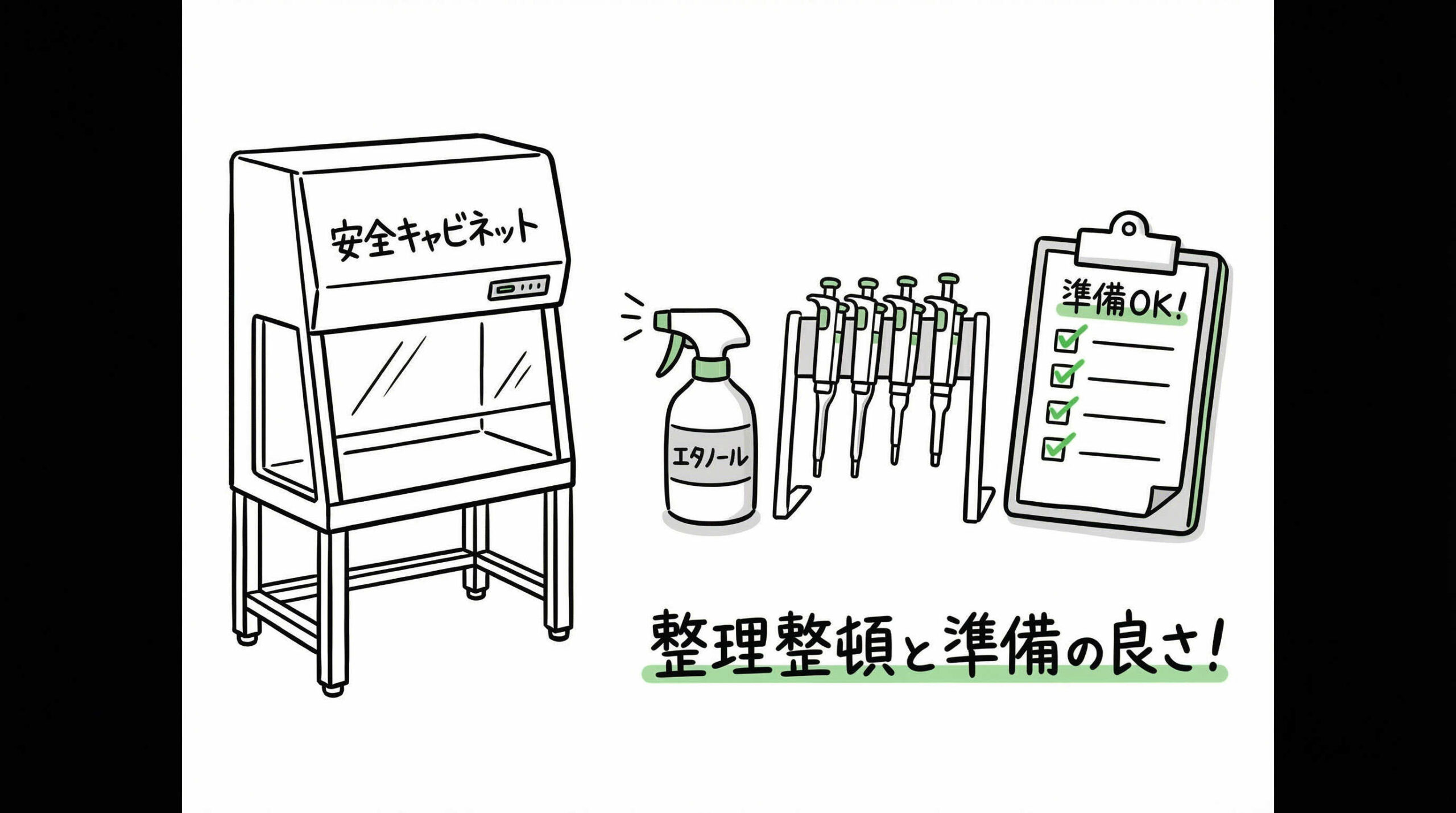 細胞培養を始める前の環境整備と準備における注意点