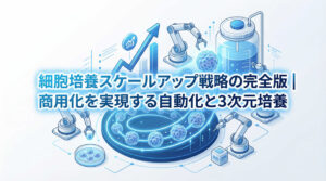 細胞培養スケールアップ戦略の完全版|商用化を実現する自動化と3次元培養